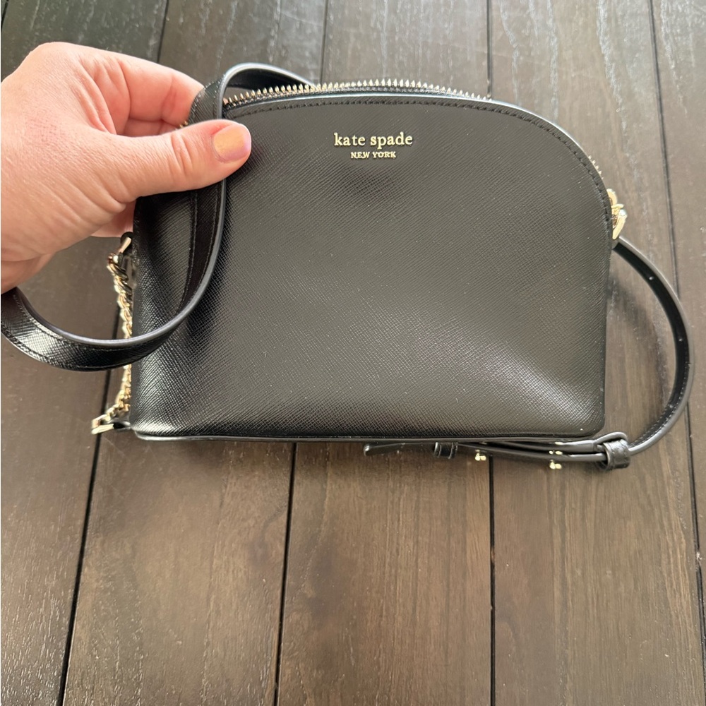 Kate Spade Sleek Black Crossbody Bag